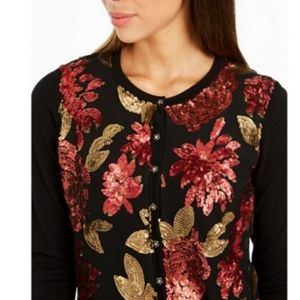 NEW Charter club cardigan breathing flow Sweater petite small NWT